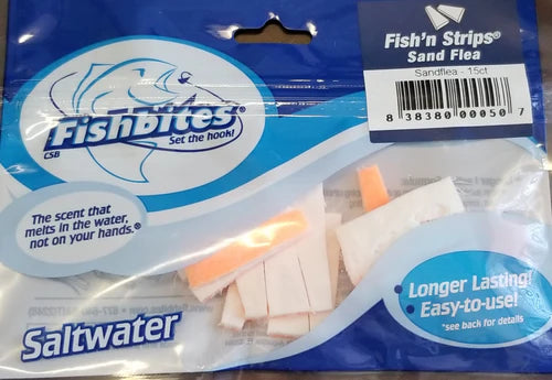 Fish Bites Fish'n Strips Sand Flea