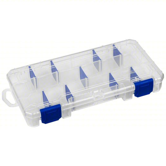 FLAMBEAU Adjustable Compartment Box: 5 in x 1 1/2 in