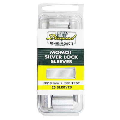 Momoi Diamond Silver Lock Sleeve 3.3mm 25pk