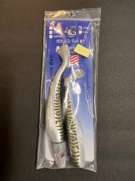 Al Gag's Lures Whip It Fish 6" 4oz - Super Mackerel