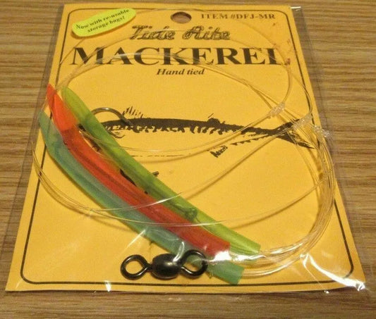 Tide Rite Mackerel Rig 3 Drop Colored Tube