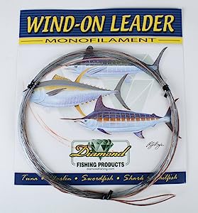 Momoi Diamond Wind On Monofilament Leader 150lb 25ft