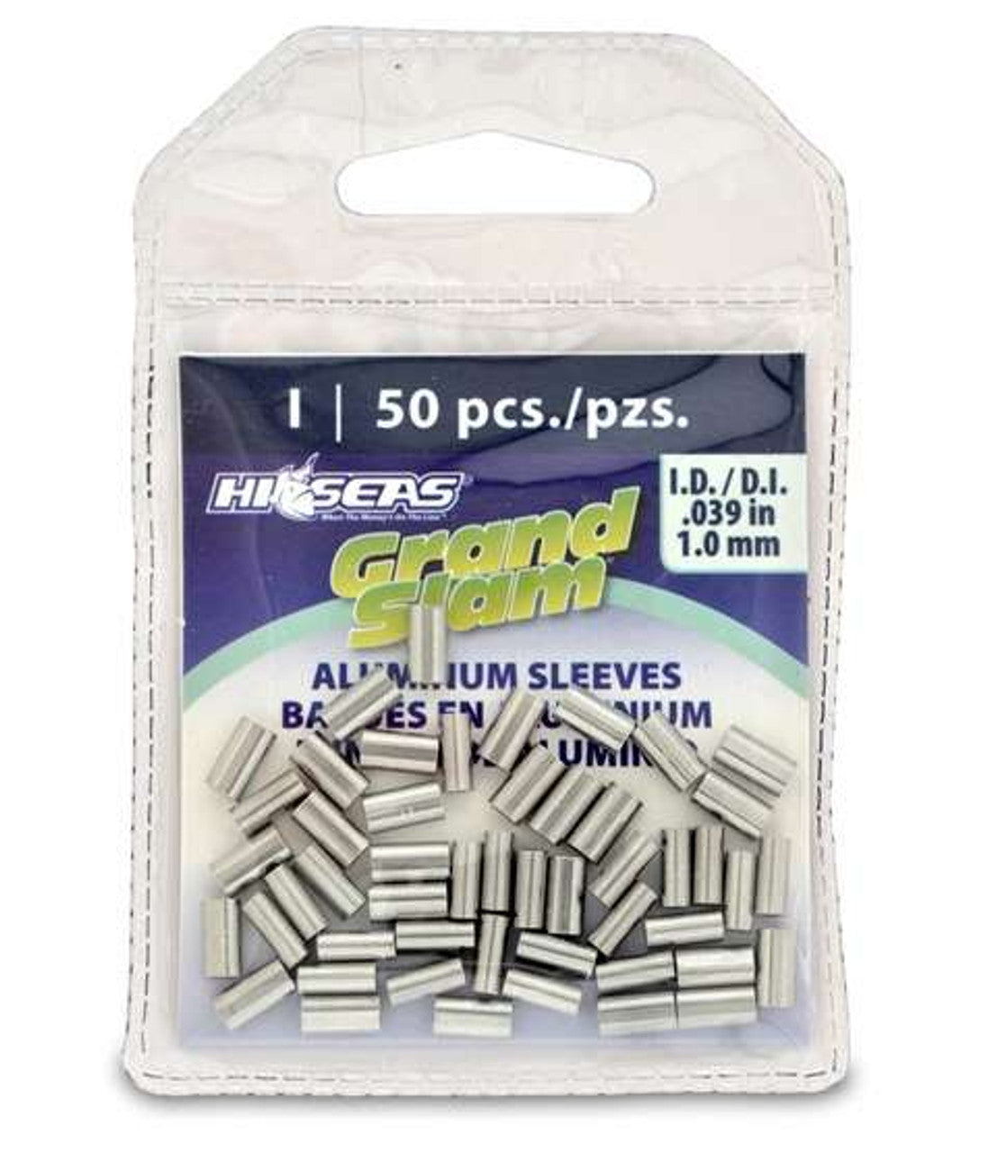 Hi-Seas Grand Slam Aluminum Sleeves 1.0mm 50pk