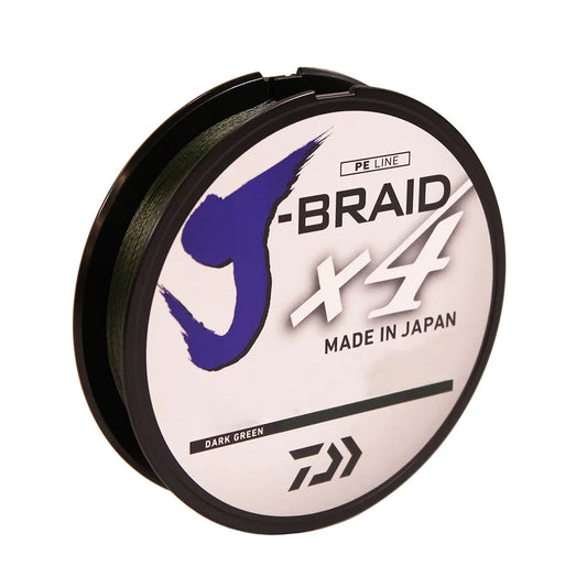 Daiwa J-Braid x4 15lb 150yds - Dark Green