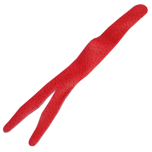 Uncle Josh Sea Rind Forked Tail Sea Strip 7" - Red - 3ct