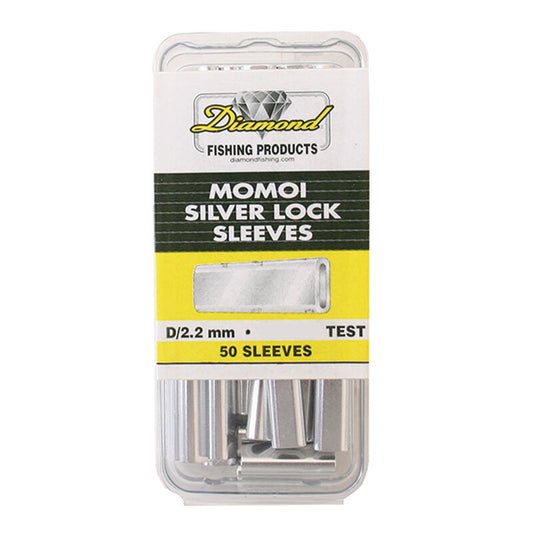 Momoi Diamond Silver Lock Sleeve 1.35mm 50pk