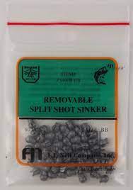 Dolphin Brand Removable Split Shot Sinkers #3