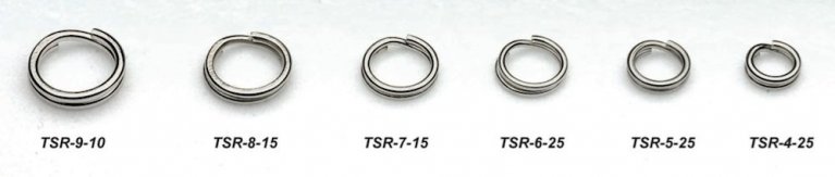 Tsunami SS Split Rings Size 9 - 150lb - 10pk