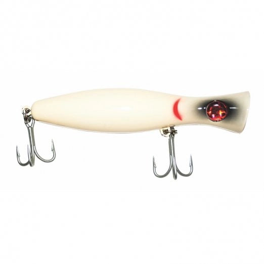 Tsunami Surface Blaster Popper 6.5" - Bone White w/ Red Spot