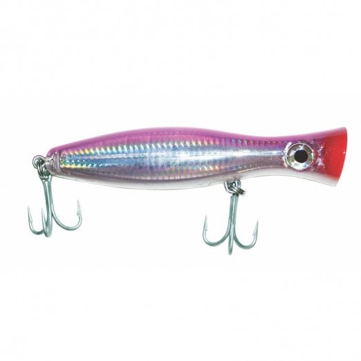 Tsunami Surface Blaster Popper 6.5" - Pink Back/Silver