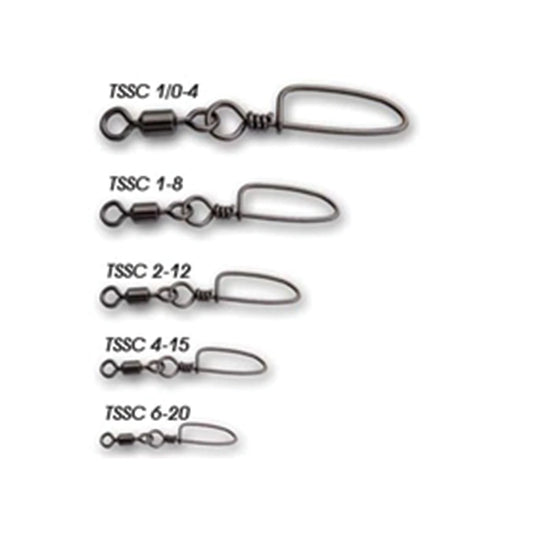 Tsunami Strong Swivel w/ Coast Lock Size 1 - 120lb - 8pk