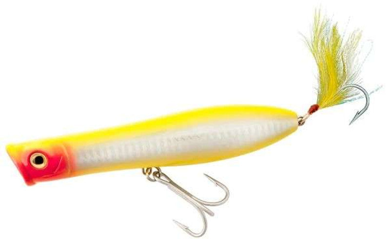 Tsunami Talkin Popper XD 5" - Floating - Yellow w/ Red Head