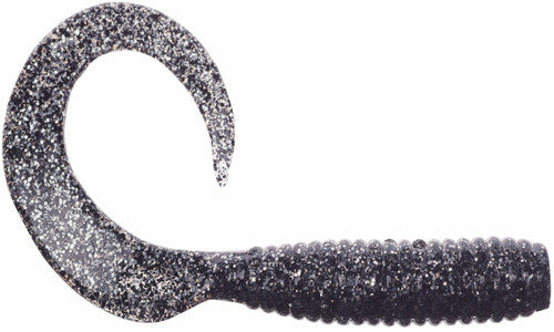 Gulp Saltwater Grub 6" Black Bling