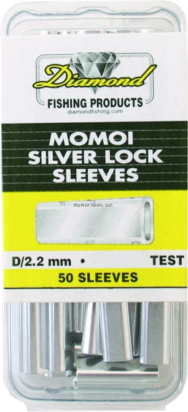 Momoi Silver Lock Sleeve 2.0mm 50 Pack