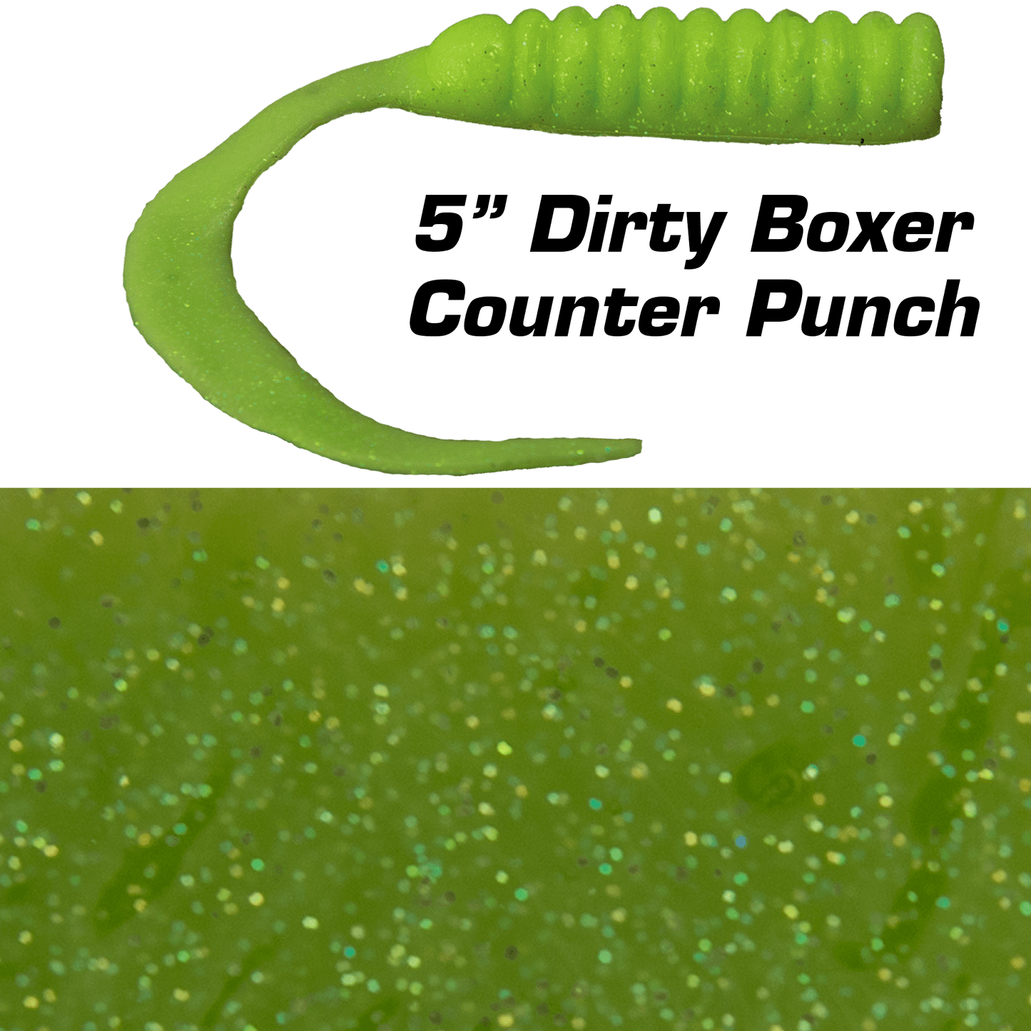 Fish Bites Dirty Boxer Curly Tail 5" - 6ct