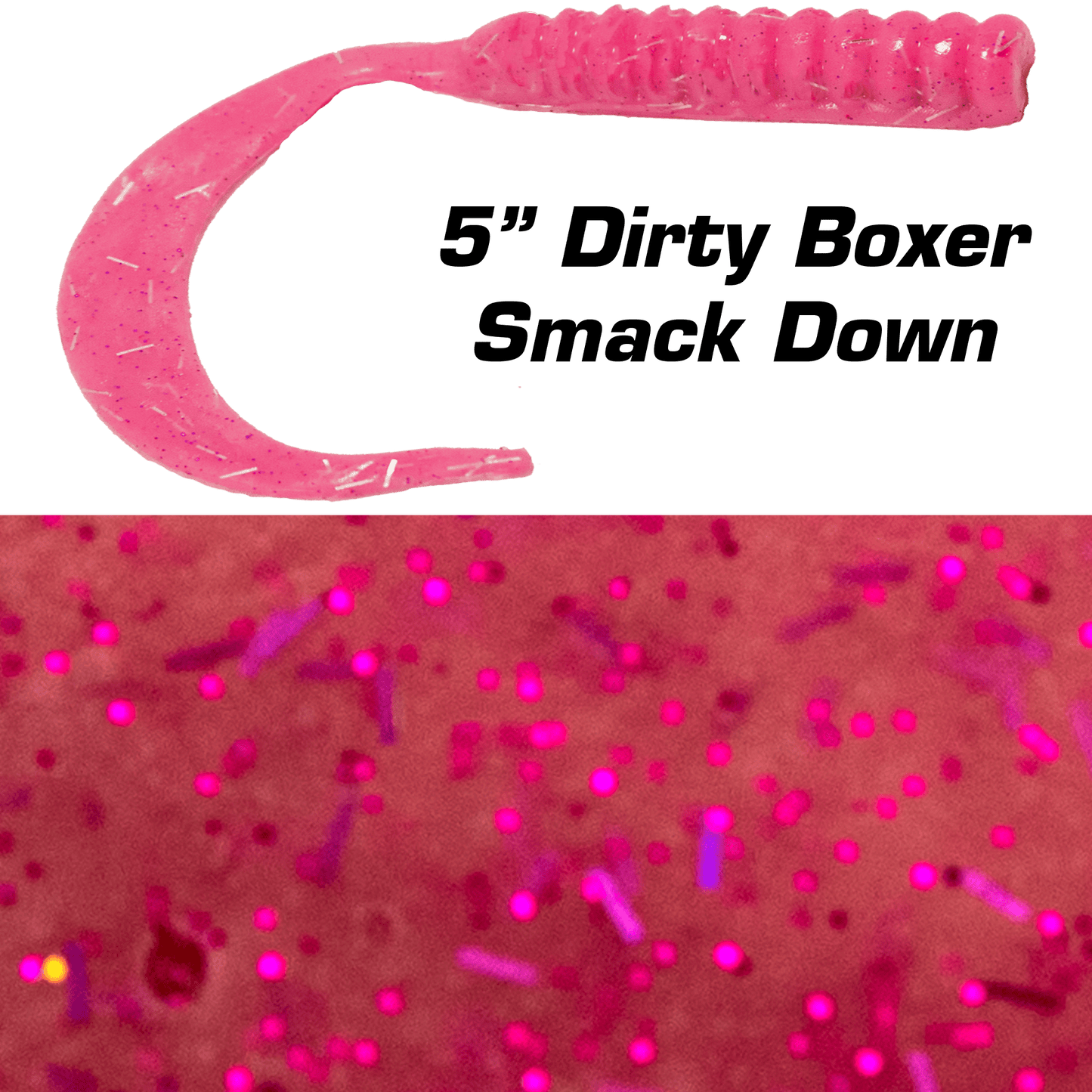 Fish Bites Dirty Boxer Curly Tail 5" - 6ct