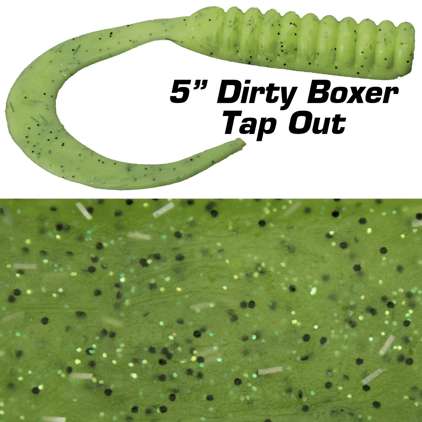 Fish Bites Dirty Boxer Curly Tail 5" - 6ct